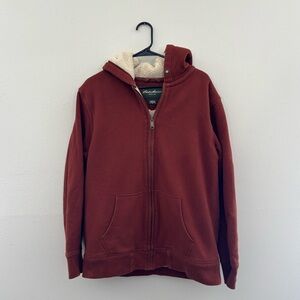 Eddie Bauer Fleece Lined Zip Up